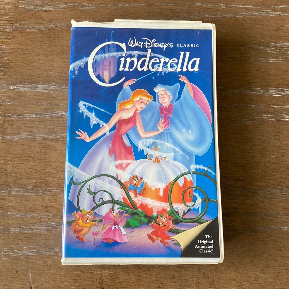 1988 Original Black Diamond "Cinderella" VHS Tape